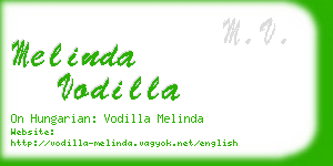 melinda vodilla business card